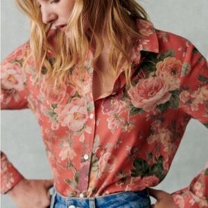 Sezane Pierro Shirt Almeria Print - Size 38